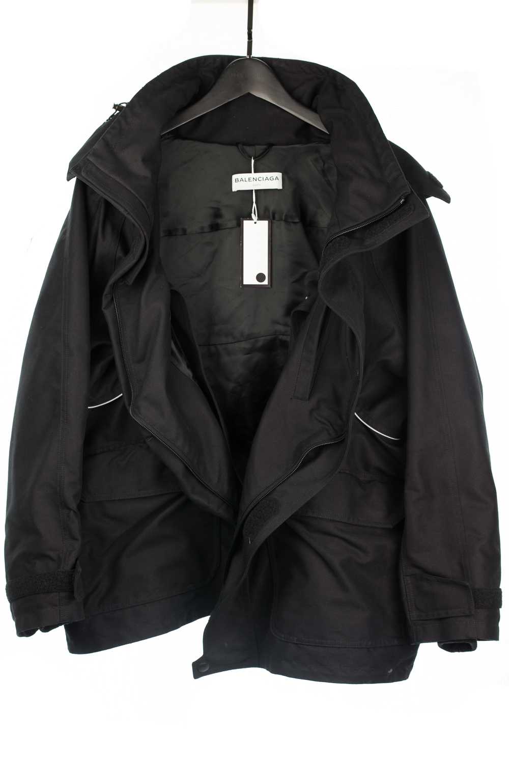 FW17 Ski Swing Hooded Shell Parka (Black) - image 1