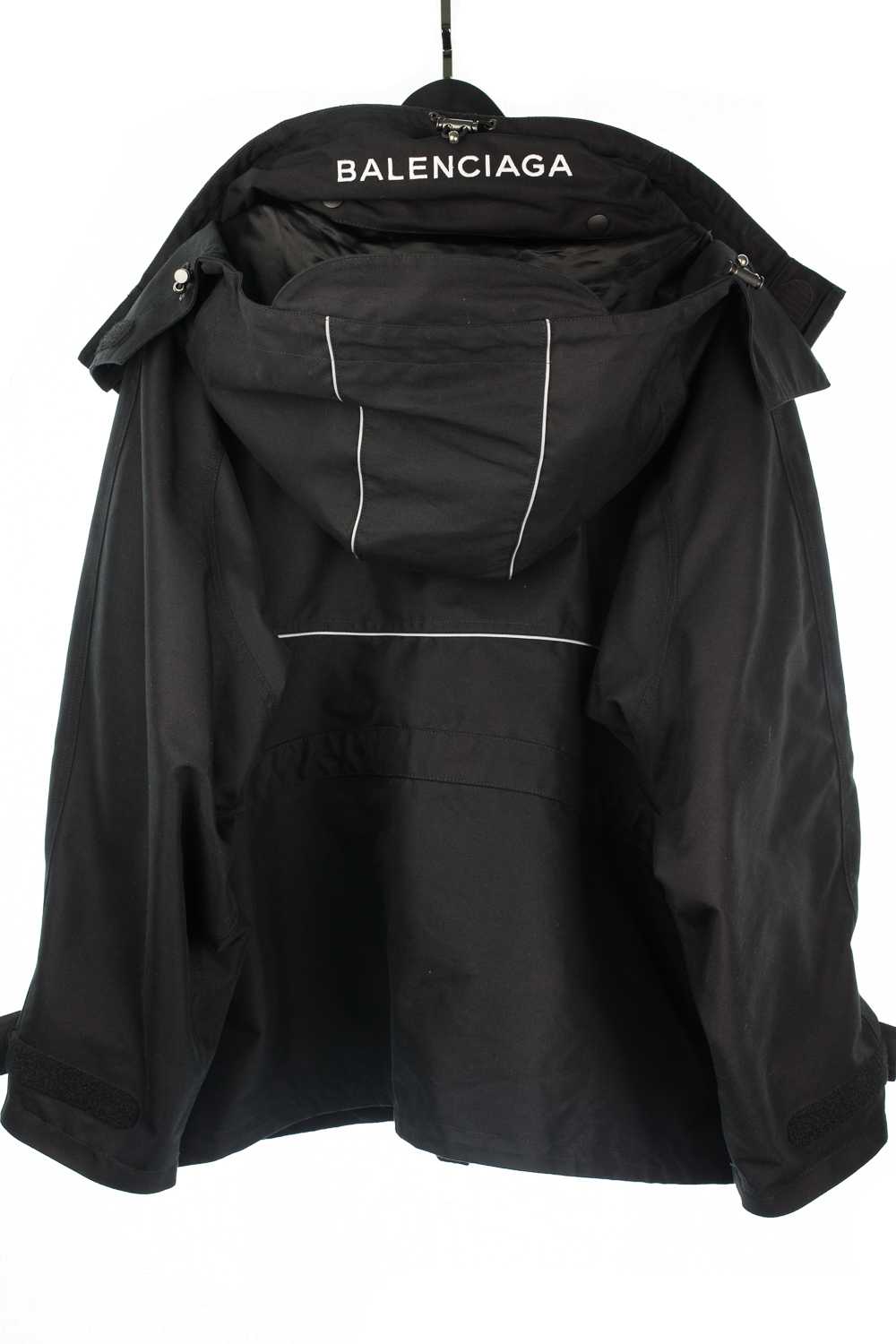 FW17 Ski Swing Hooded Shell Parka (Black) - image 2