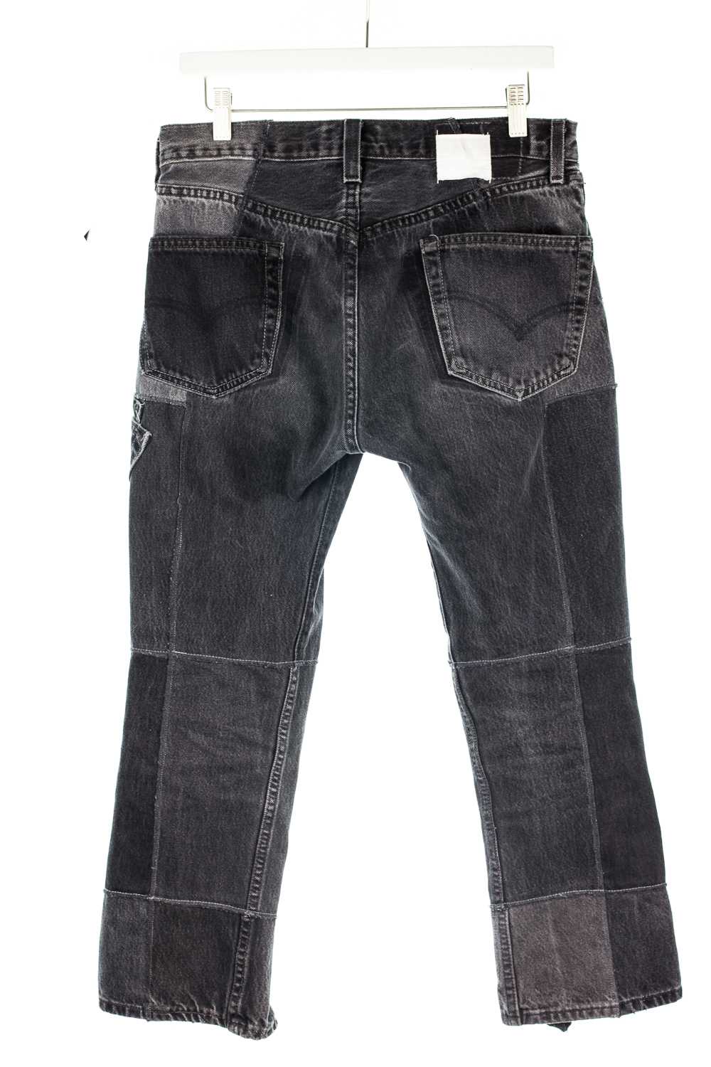 “The Jean” Reconstructed Patchwork Denim (Grey) - image 2