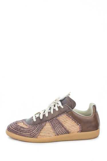 Woven Basketweave German Army Trainers - image 1