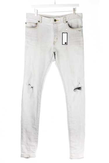 SS13 D02 Grey Washed Distressed Denim