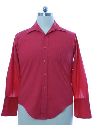 1960's Masterbuilt Mens Mod French Cuff Shirt