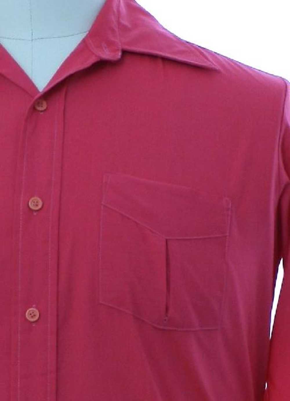 1960's Masterbuilt Mens Mod French Cuff Shirt - image 2