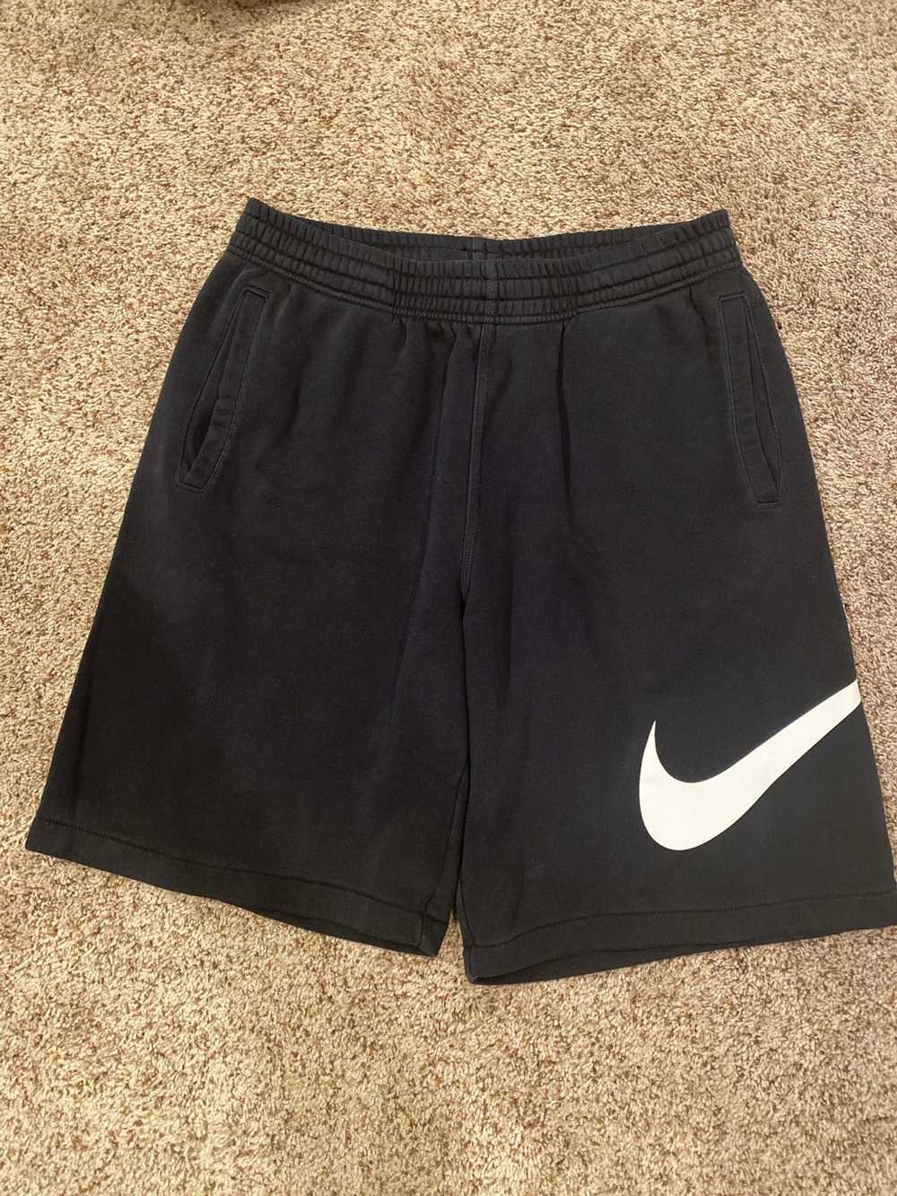 Nike Black Nike Fleece Shorts Lg - image 1