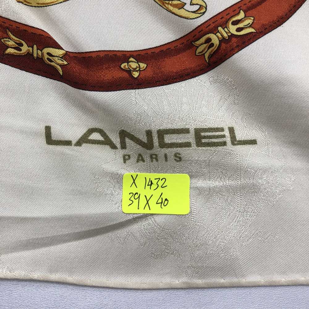 Lancel Vintage Lancel Silk Scarf - image 7