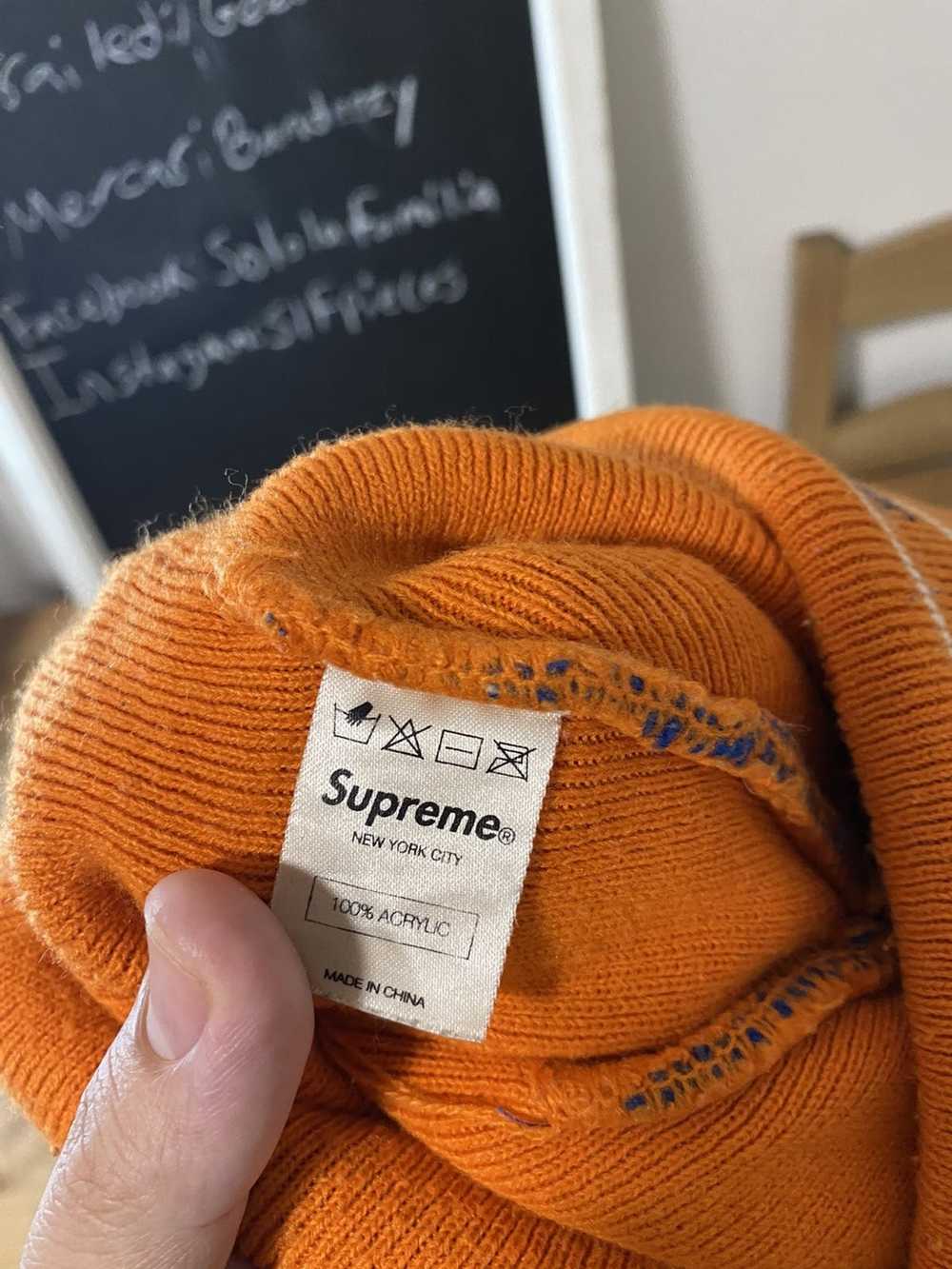 Supreme Fuck what ya heard beanie size medium - image 3