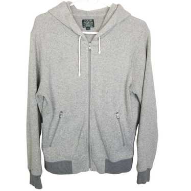 J.Crew J.Crew Mens S Gray Full Zip Hoodie Sweater… - image 1