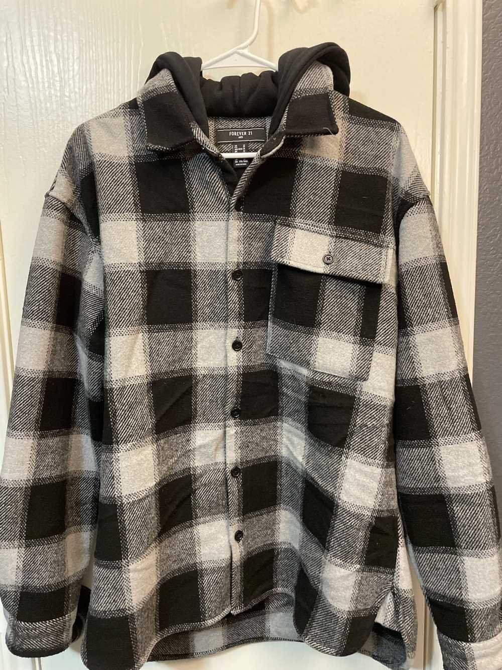 Flannel × Forever 21 Flannel Hoodie - image 1