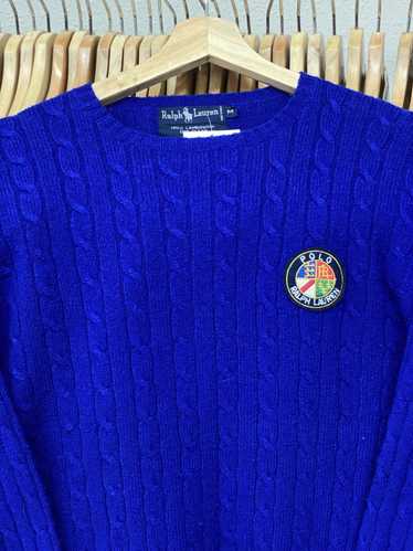 Vintage Polo Ralph Lauren Cookie Patch Knit Sweate