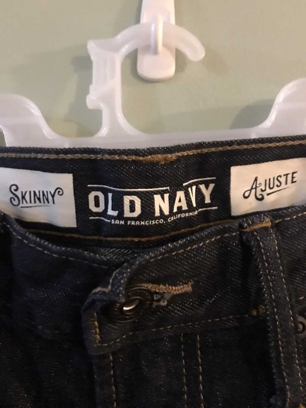 Old Navy old navy gap skinny dark denim size 34 30 - image 3