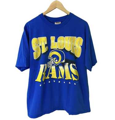 90s Logo 7 Los Angeles LA Rams NFL 3/4 sleeve t shirt size L – Mr.  Throwback NYC