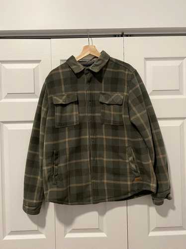 Flannel Green Flannel Sherpa Lined Jacket