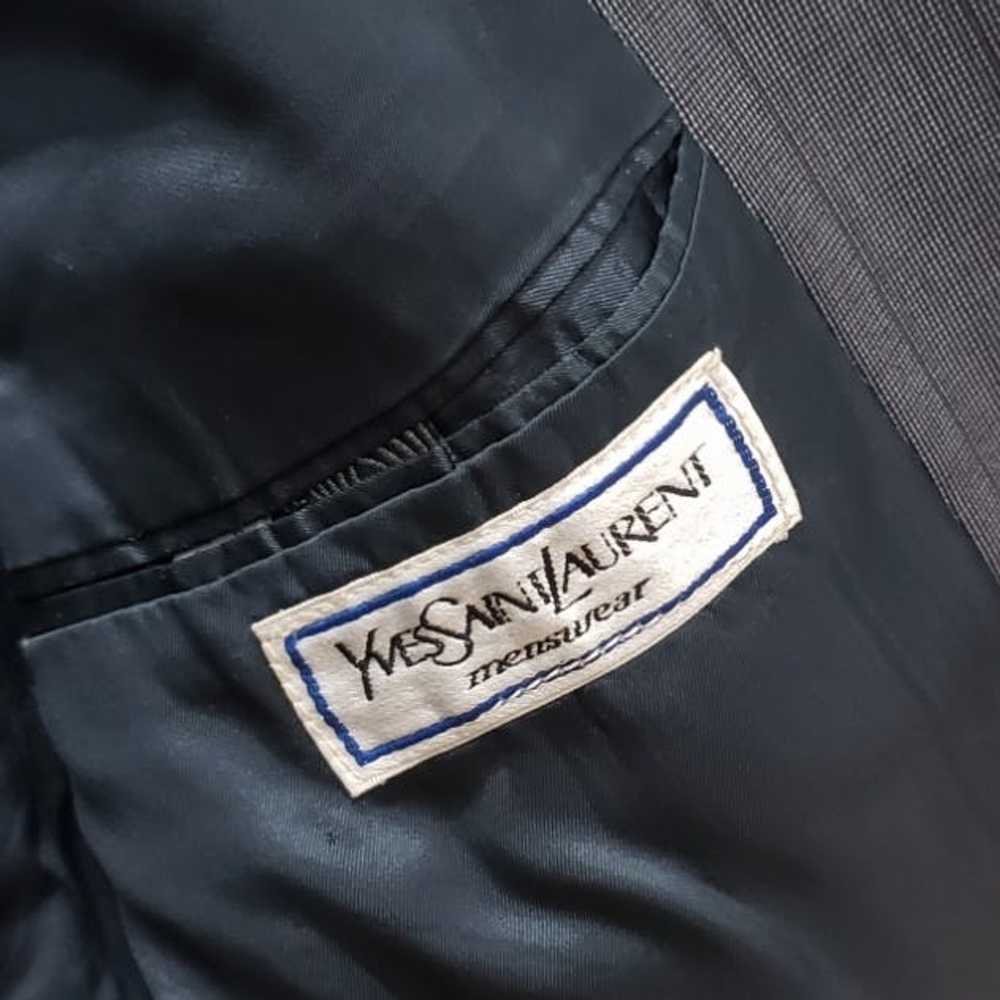 Yves Saint Laurent Yves Saint Laurent Gray Wool S… - image 3