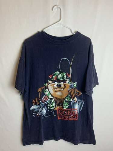 Other Looney Tunes Taz Gone Fishing Vintage 1988 T