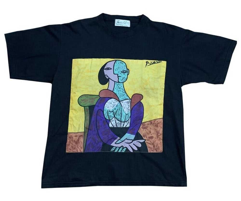 Picasso Vintage Picasso Cut And Sew T Shirt (Size… - image 1