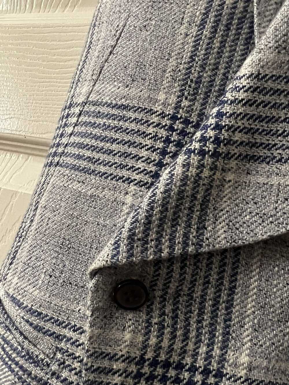 Suitsupply Blue Check Double Breasted Waistcoat - image 2