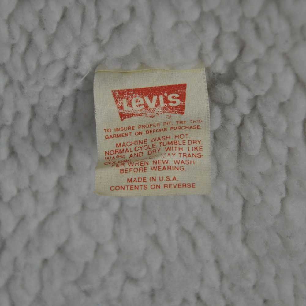 Levi's × Vintage Vintage Levis Denim Sherpa Lined… - image 8