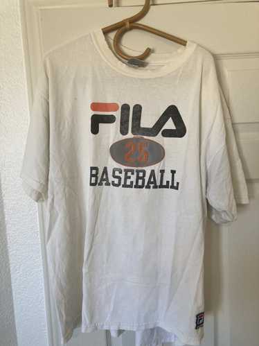 Fila × Vintage Vintage Y2K Fila Baseball t shirt w