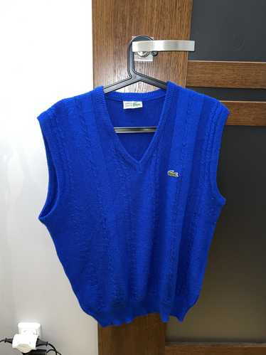 Lacoste Vintage Lacoste Chemise Vest Blue XL - image 1