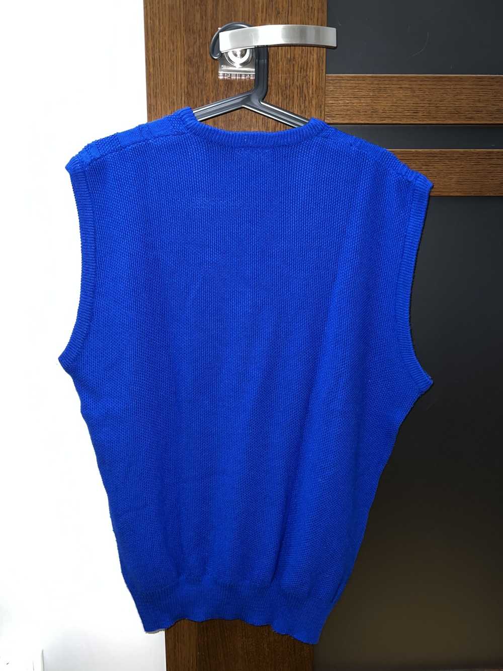 Lacoste Vintage Lacoste Chemise Vest Blue XL - image 2