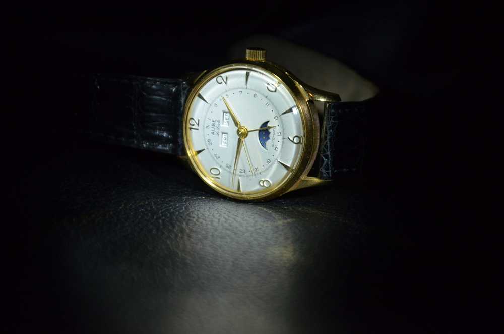 Vintage Aube LeLoche Automatic with Day Date Mont… - image 1