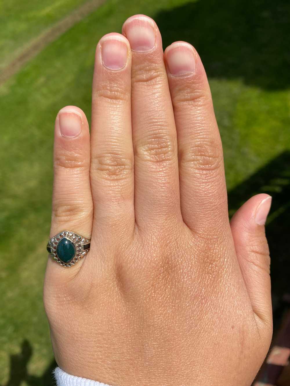 The Maybrook: Antique Filigree Bloodstone and Fre… - image 6