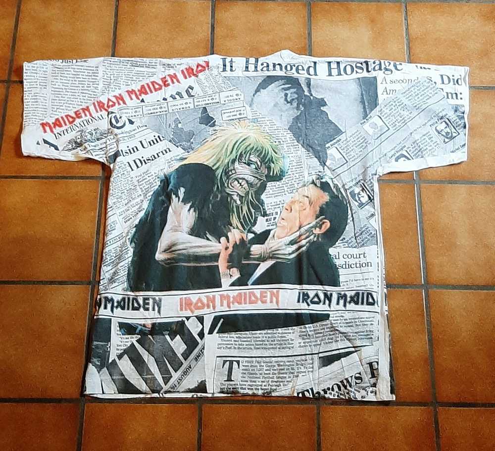 Band Tees × Vintage T shirt IRON MAIDEN 1992 be q… - image 5