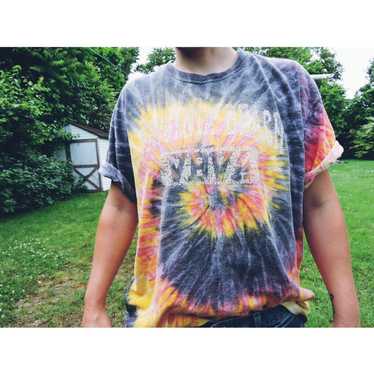 Hanes Faded Virginia Beach Tye Dye T-Shirt Mens T… - image 1