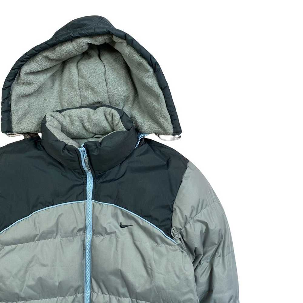 mens grey nike puffer coat