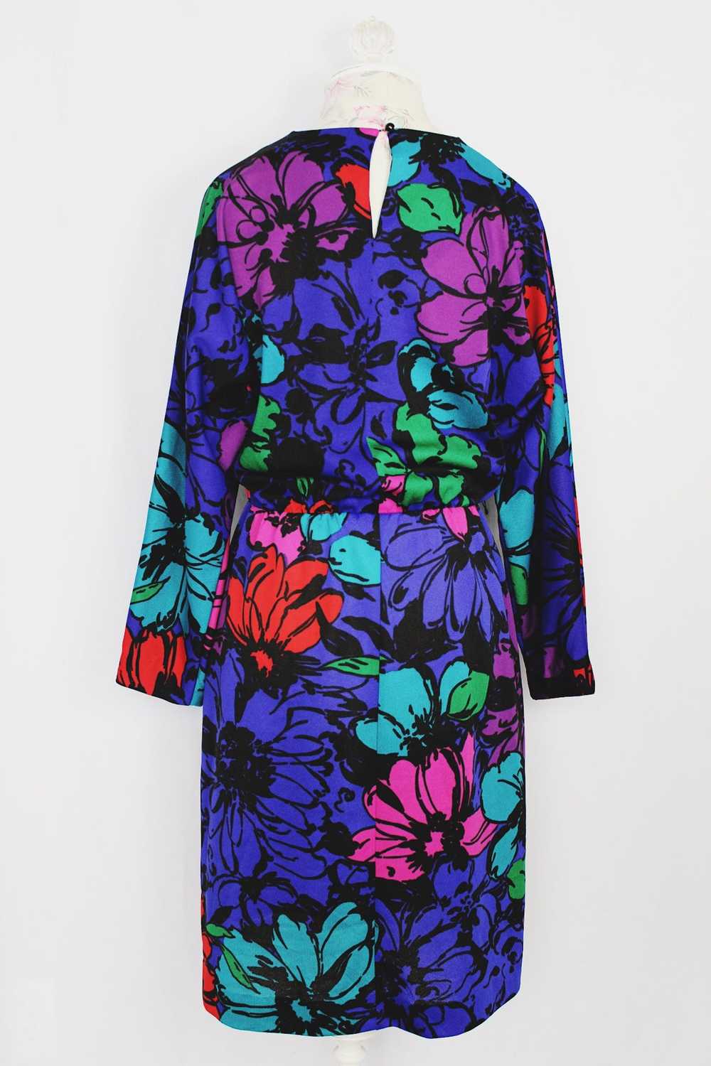 Long Sleeve Floral Print Dress - image 6