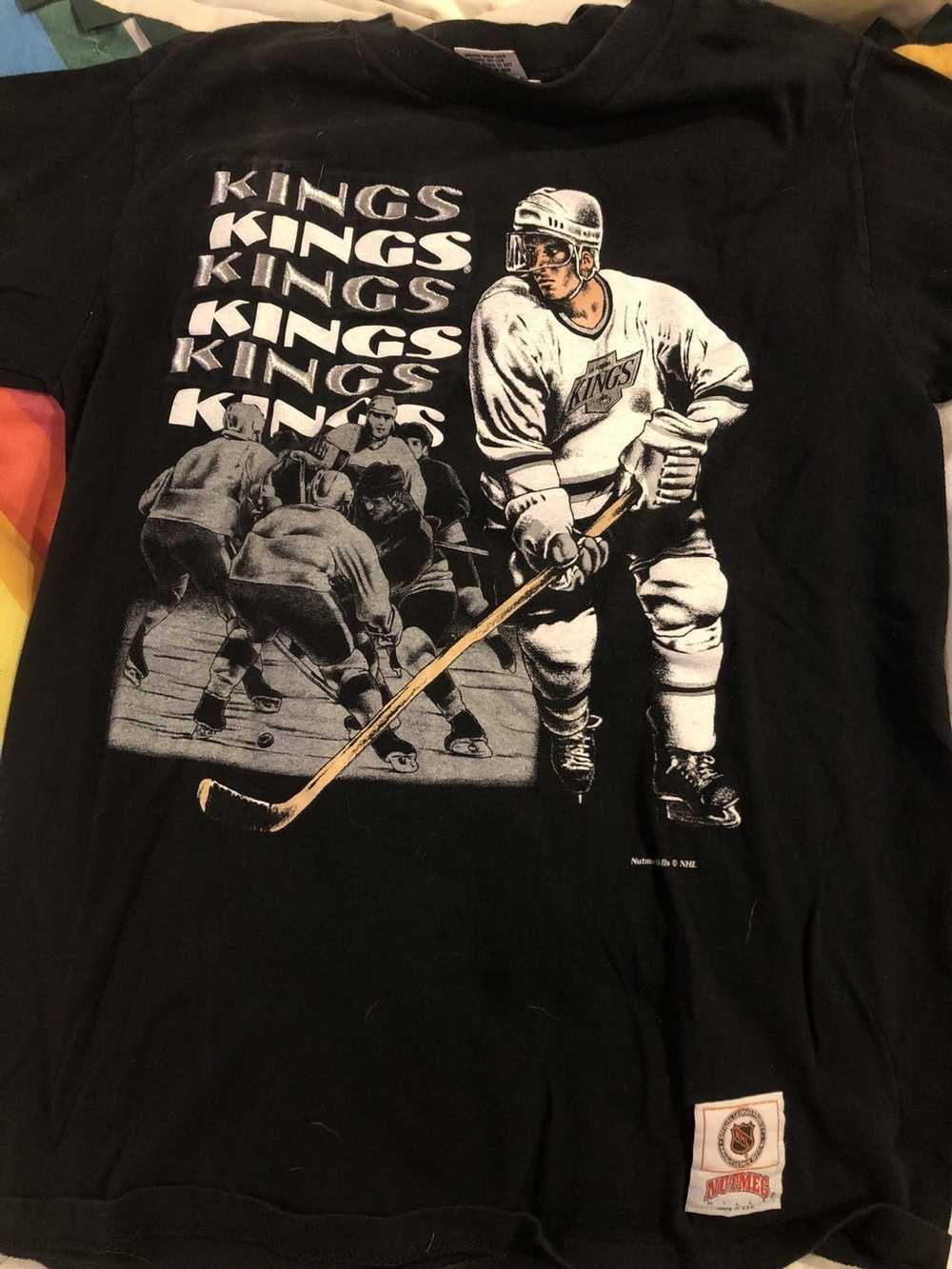 Vintage RARE Vintage Riddel LA Kings tee - image 1