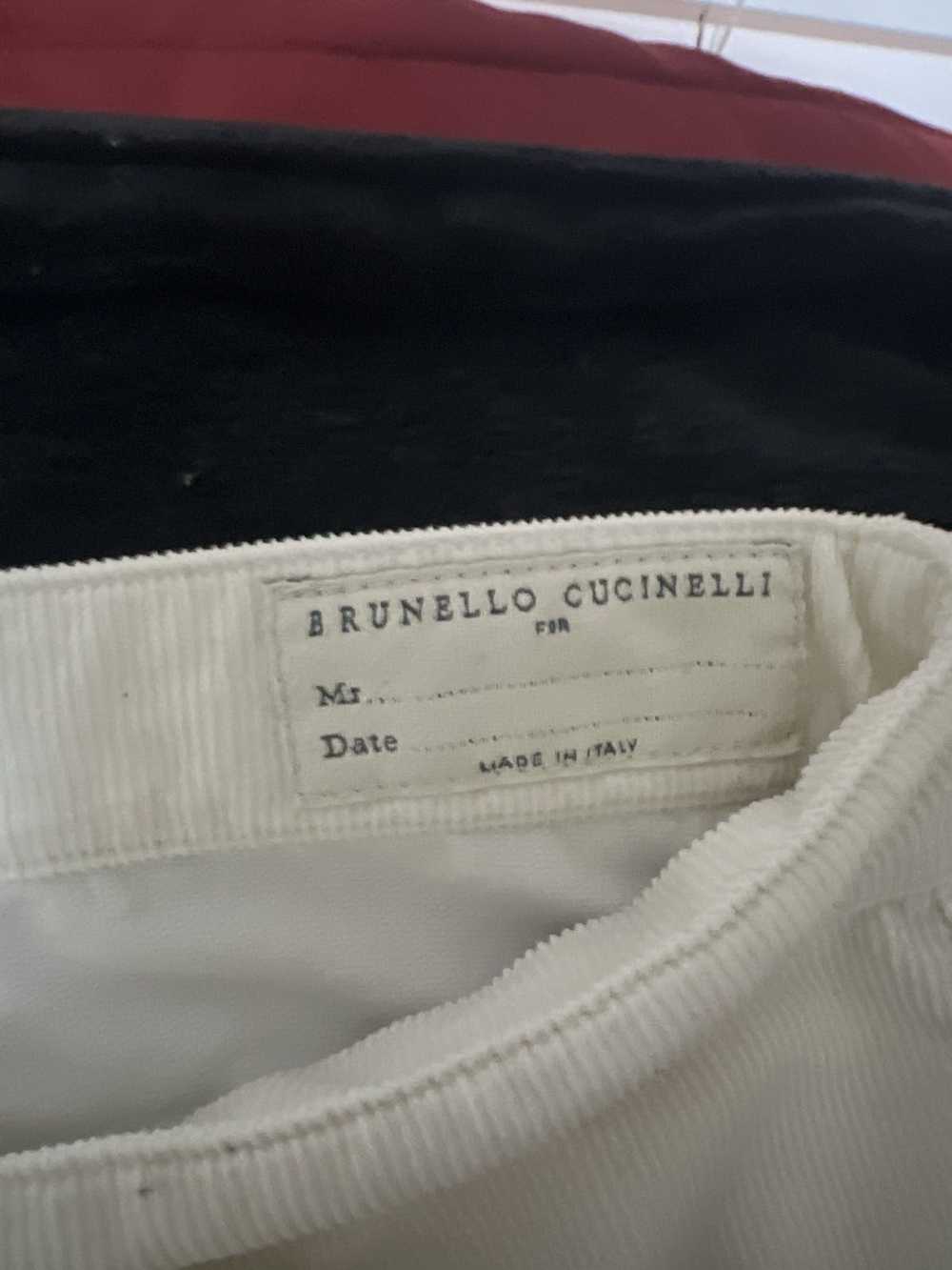 Brunello Cucinelli Tan Gabardine Italian Fit Pants - Gem