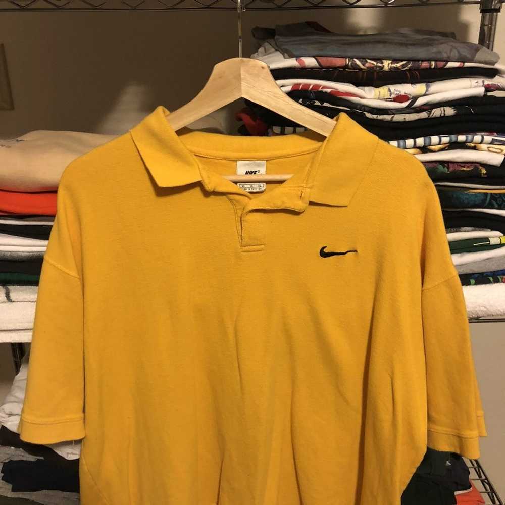 Nike × Streetwear × Vintage Vintage 90’s Yellow N… - image 3