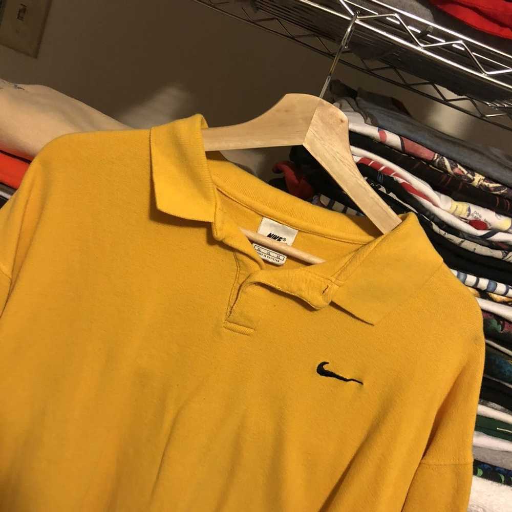 Nike × Streetwear × Vintage Vintage 90’s Yellow N… - image 4