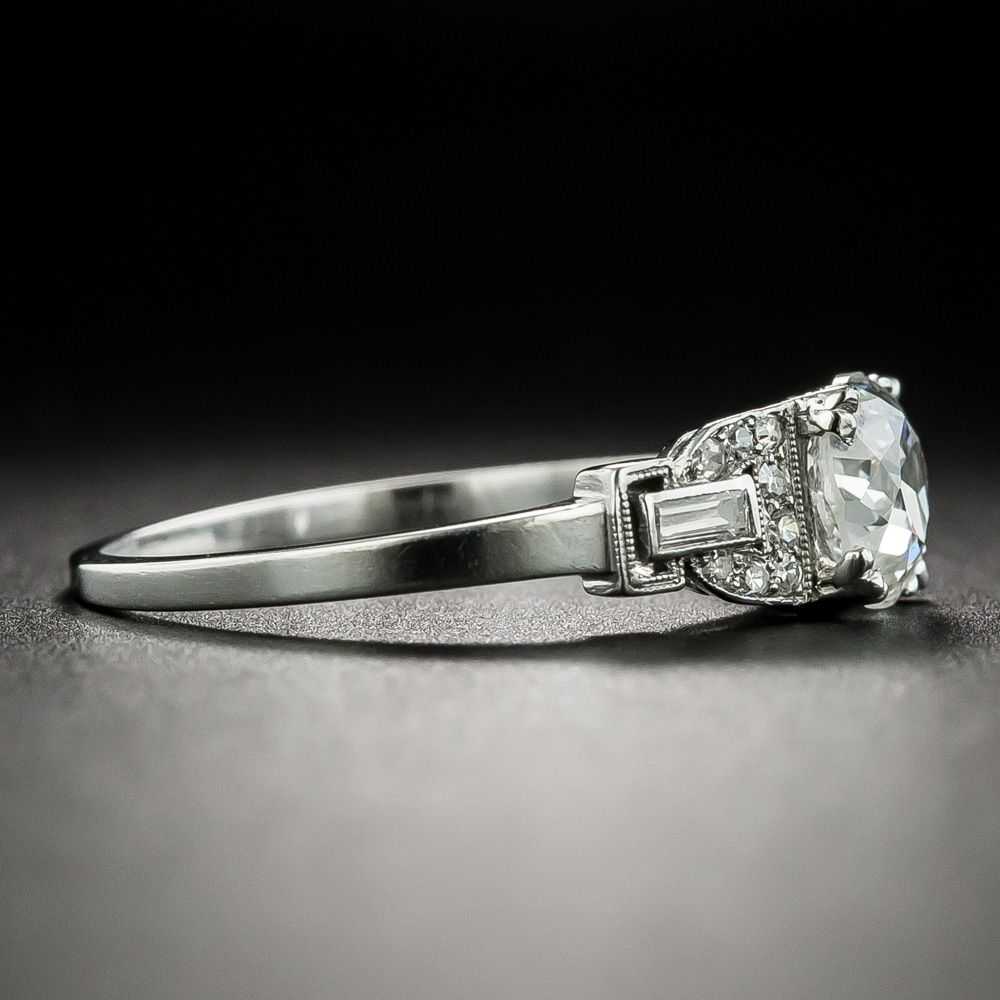 Art Deco 1.08 Carat Diamond Engagement Ring - GIA… - image 2