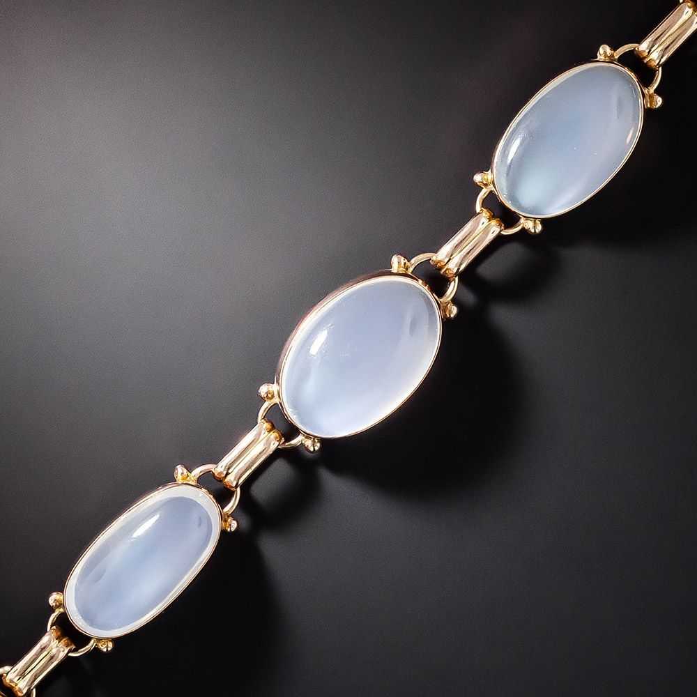 Mid-Century Moonstone Bracelet by Binder Brothers - image 2