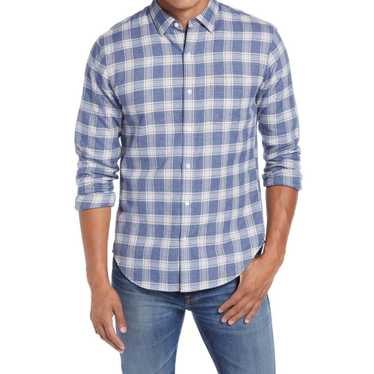 Bonobos Bonobos Mens M Blue Plaid Button Down Shi… - image 1