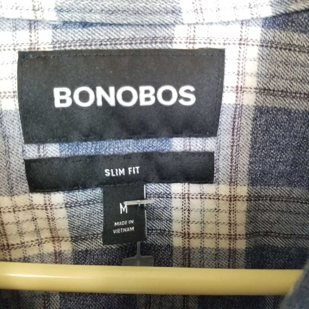 Bonobos Bonobos Mens M Blue Plaid Button Down Shi… - image 7