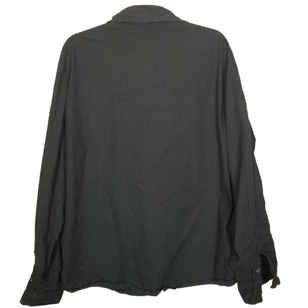Other MMA Elite Mens 2XL Black Button Up Shirt Lo… - image 7