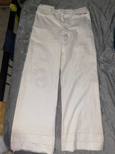 Vintage Late 1960s USN Denim Sailor Pants - Raleigh Vintage