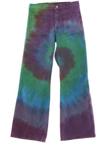 1970's Seafarer Unisex Tie Dye Navy Issue Bellbot… - image 1