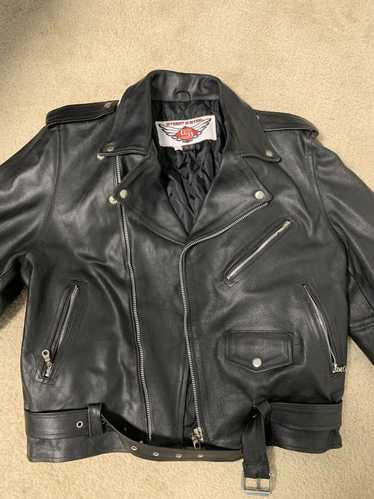 Leather Jacket × Vintage Leather jacket street and