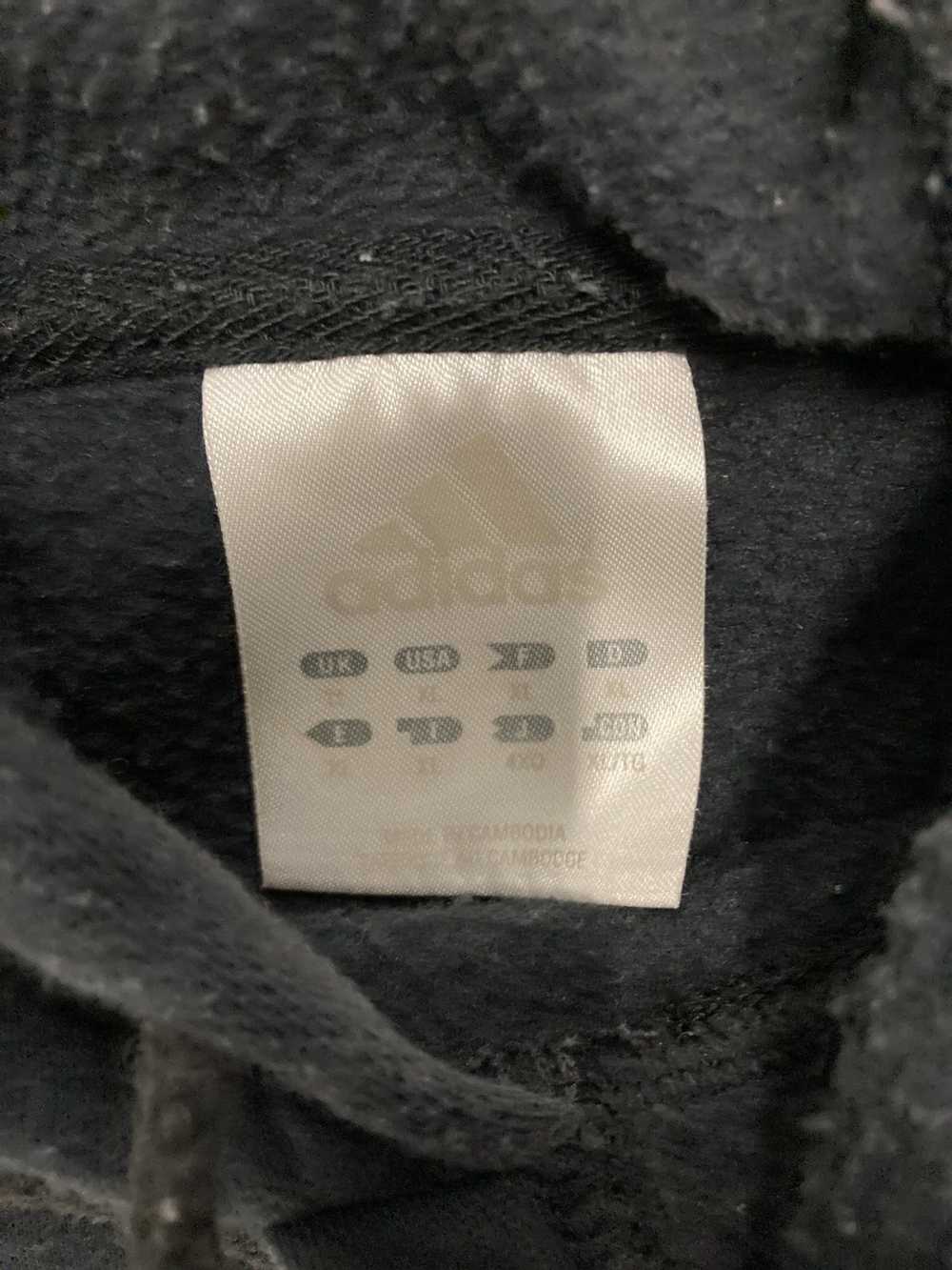 Adidas × Vintage VTG Adidas Black Faded Distresse… - image 7