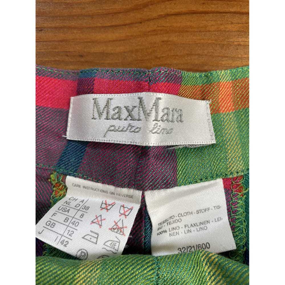 Max Mara Max Mara Atelier linen large pants - image 3
