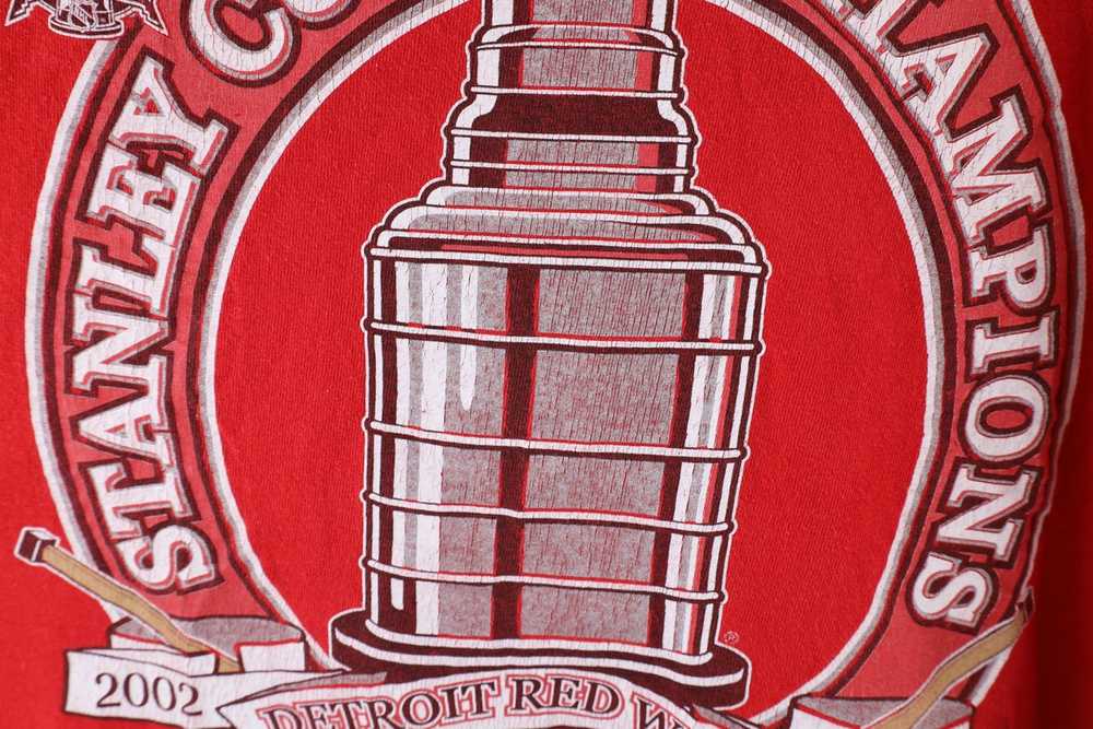 Vintage Vintage Detroit Red 2002 Stanley Cup Cham… - image 6