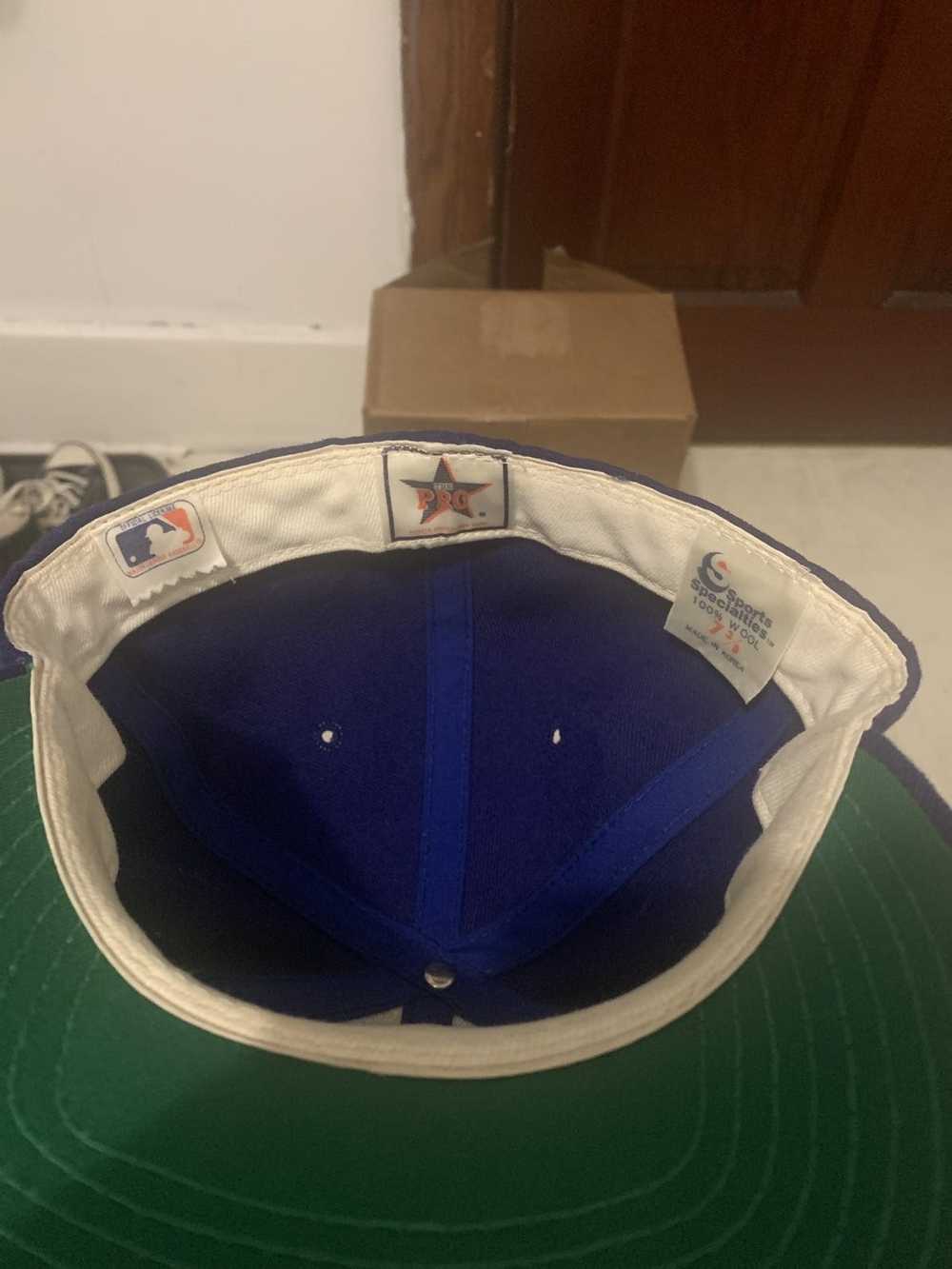 Vintage Vintage LA Dodgers fitted Hat 90s - image 4