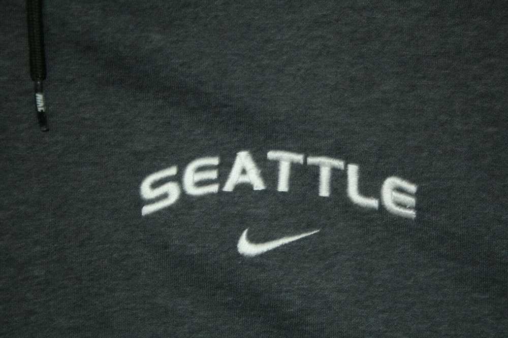 Nike × Vintage VTG 90s 00s Nike Seattle Zip Up Ho… - image 4