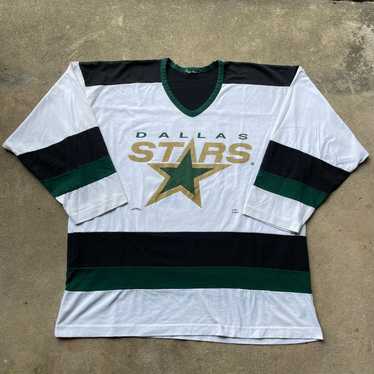Vintage Mens CCM Dallas Stars Hockey Embroidered Sewn Jersey Sweater Blank  Med
