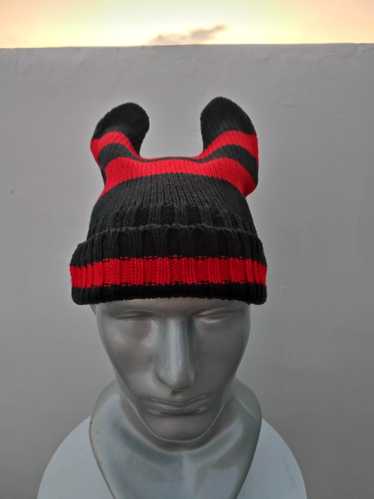 Other × Streetwear Unknown Red Stripes Bunny Horn 