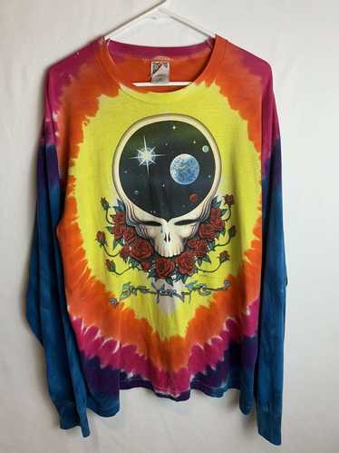 80s Grateful Dead Space Your Face 1987 Tie Dye t-shirt Large - The Captains  Vintage